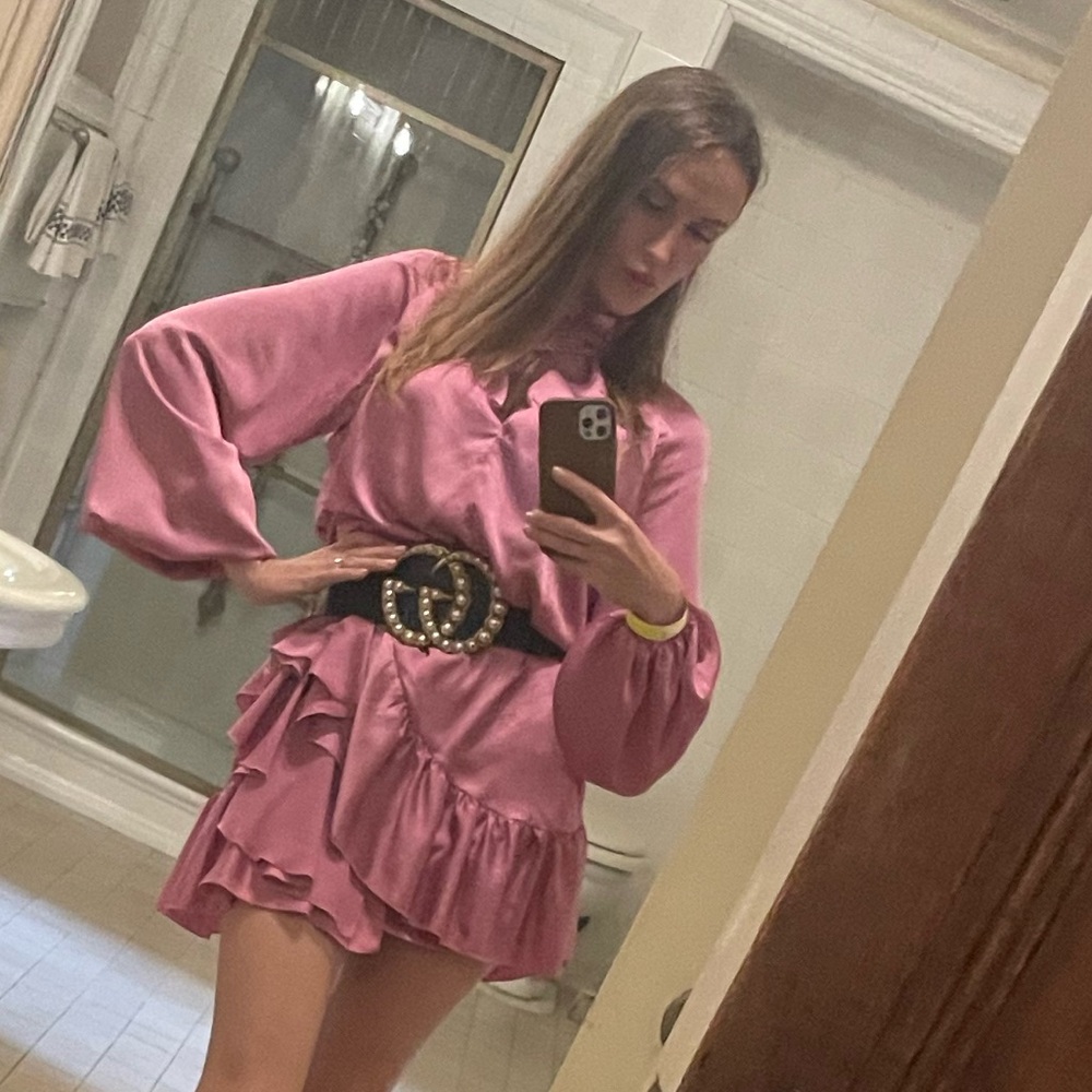 Charm Ruffle mini Dress